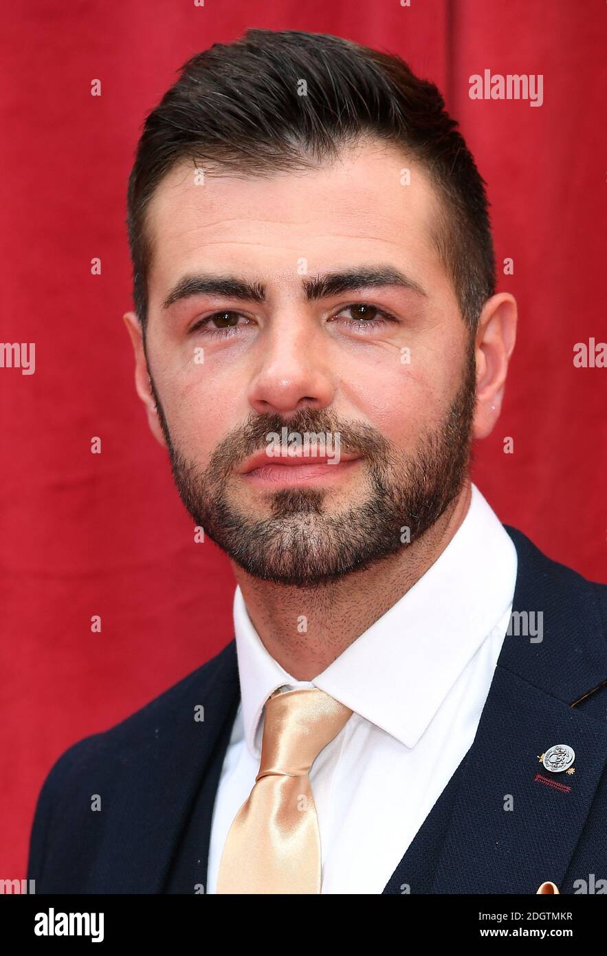 David Tag partecipa al British SOAP Awards 2018 tenutosi all'Hackney Empire di Londra. Il credito fotografico dovrebbe essere: Doug Peters EMPICS Entertainment Foto Stock