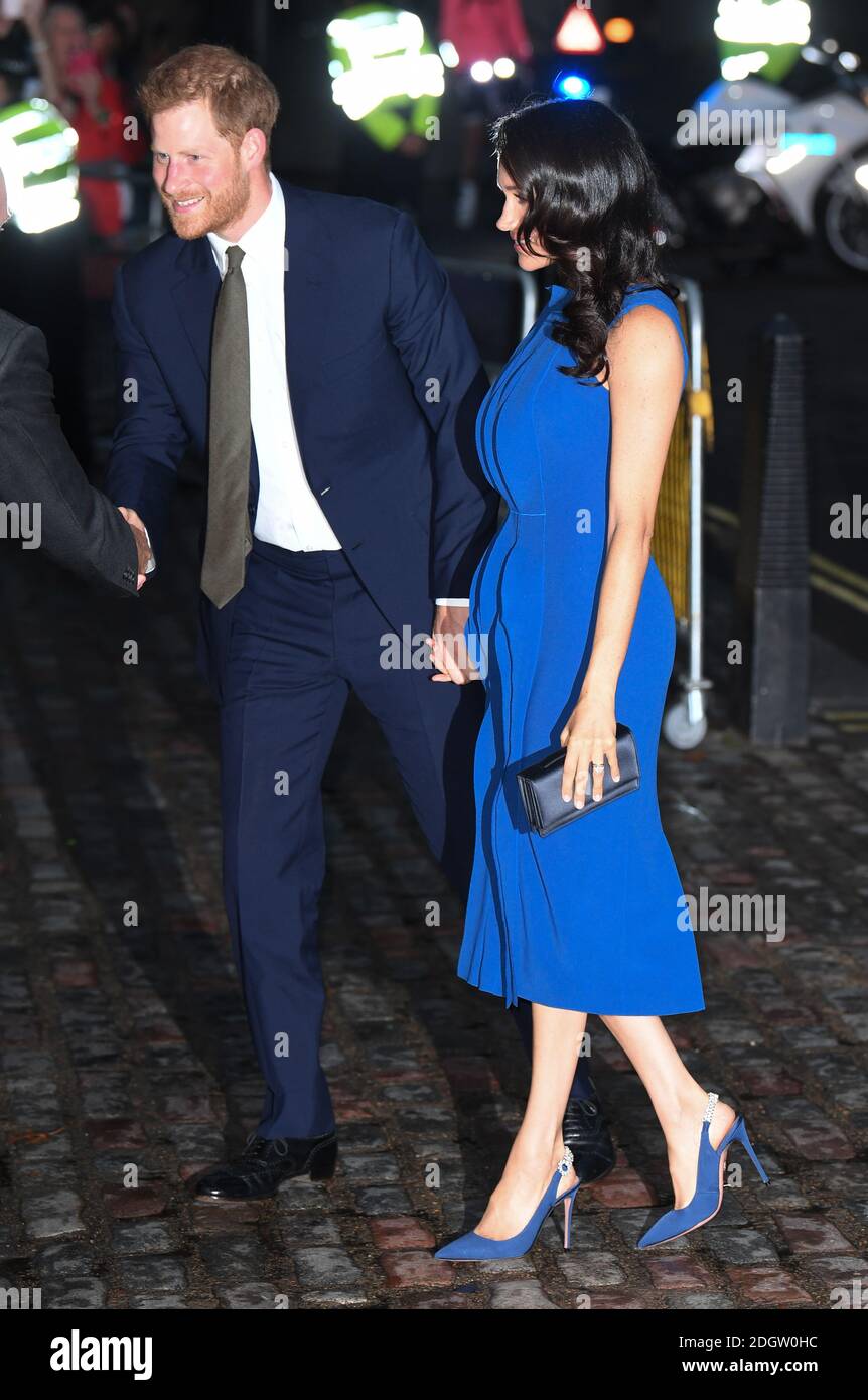 Il Duca e la Duchessa del Sussex frequentano 100 Days to Peace, una serata di musica di gala che segna il centenario della fine della prima guerra mondiale a Central Hall Westminster, Londra. L'immagine di credito dovrebbe essere: Doug Peters/Empics Foto Stock