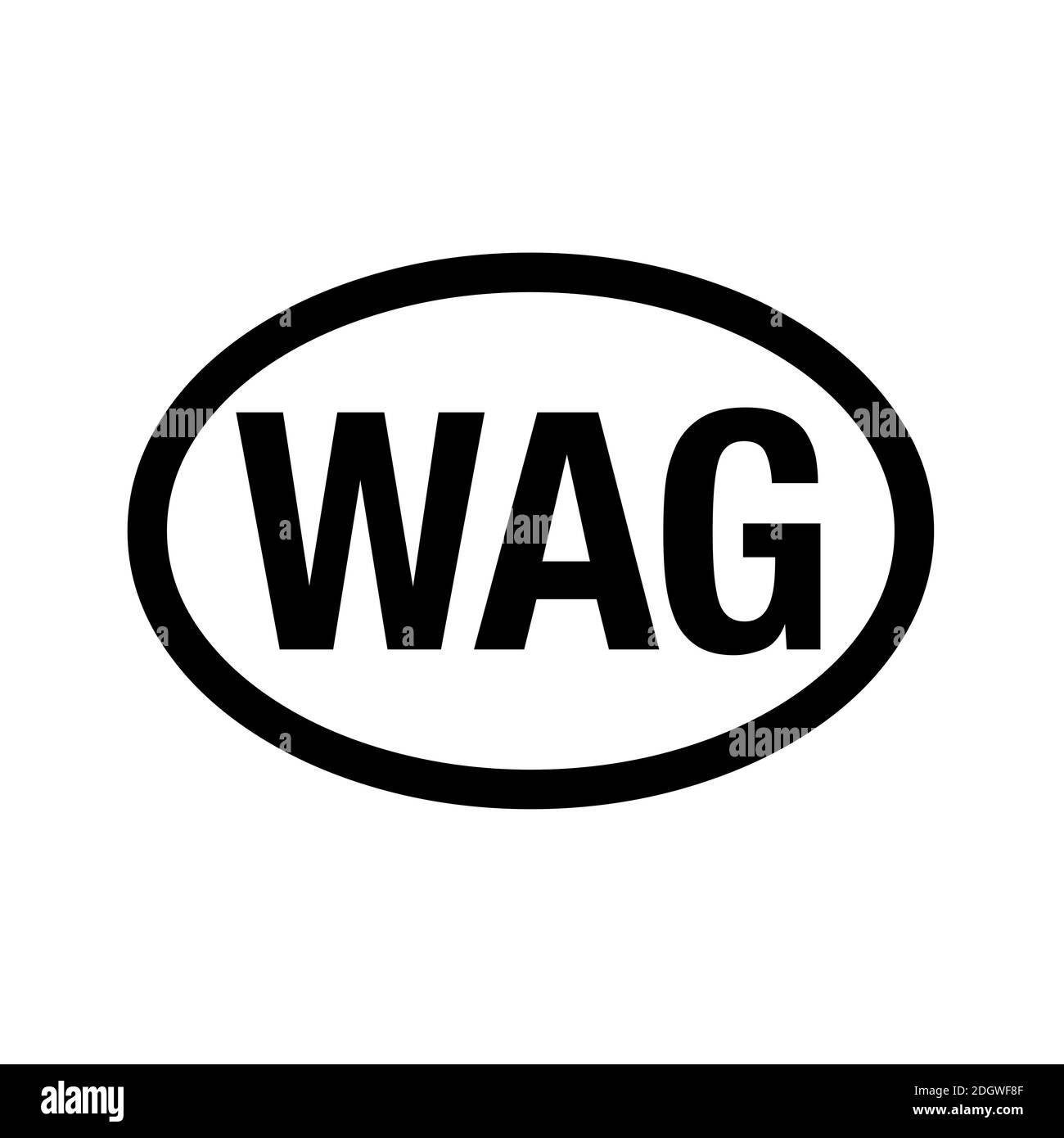 Codice paese immatricolazione del veicolo Gambia Foto Stock