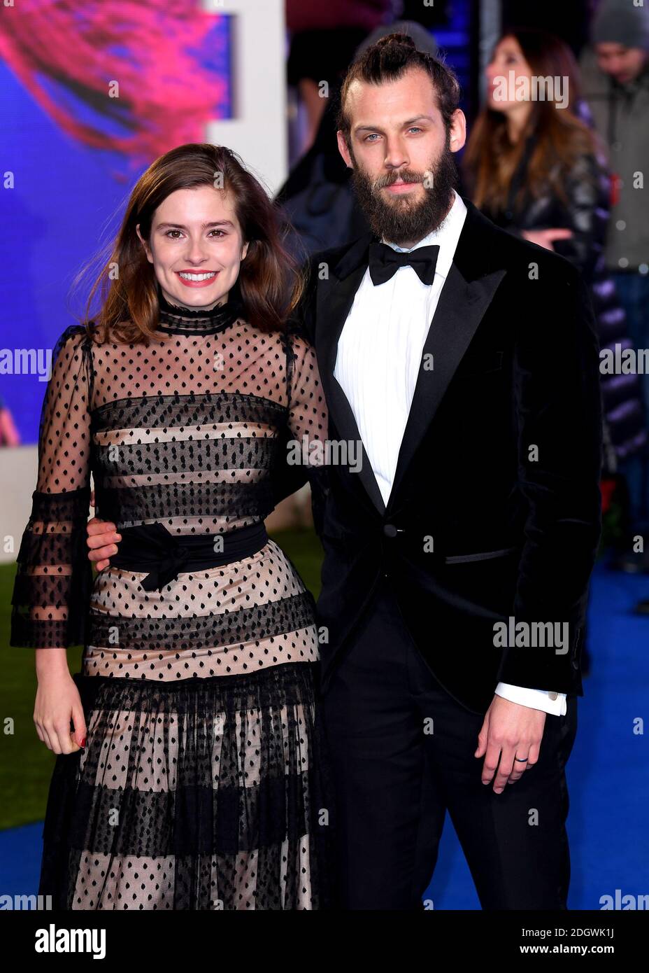 Rachel Shenton e Chris Overton partecipano alla prima europea di ritorno di Mary Poppins tenuta alla Royal Albert Hall di Londra Foto Stock
