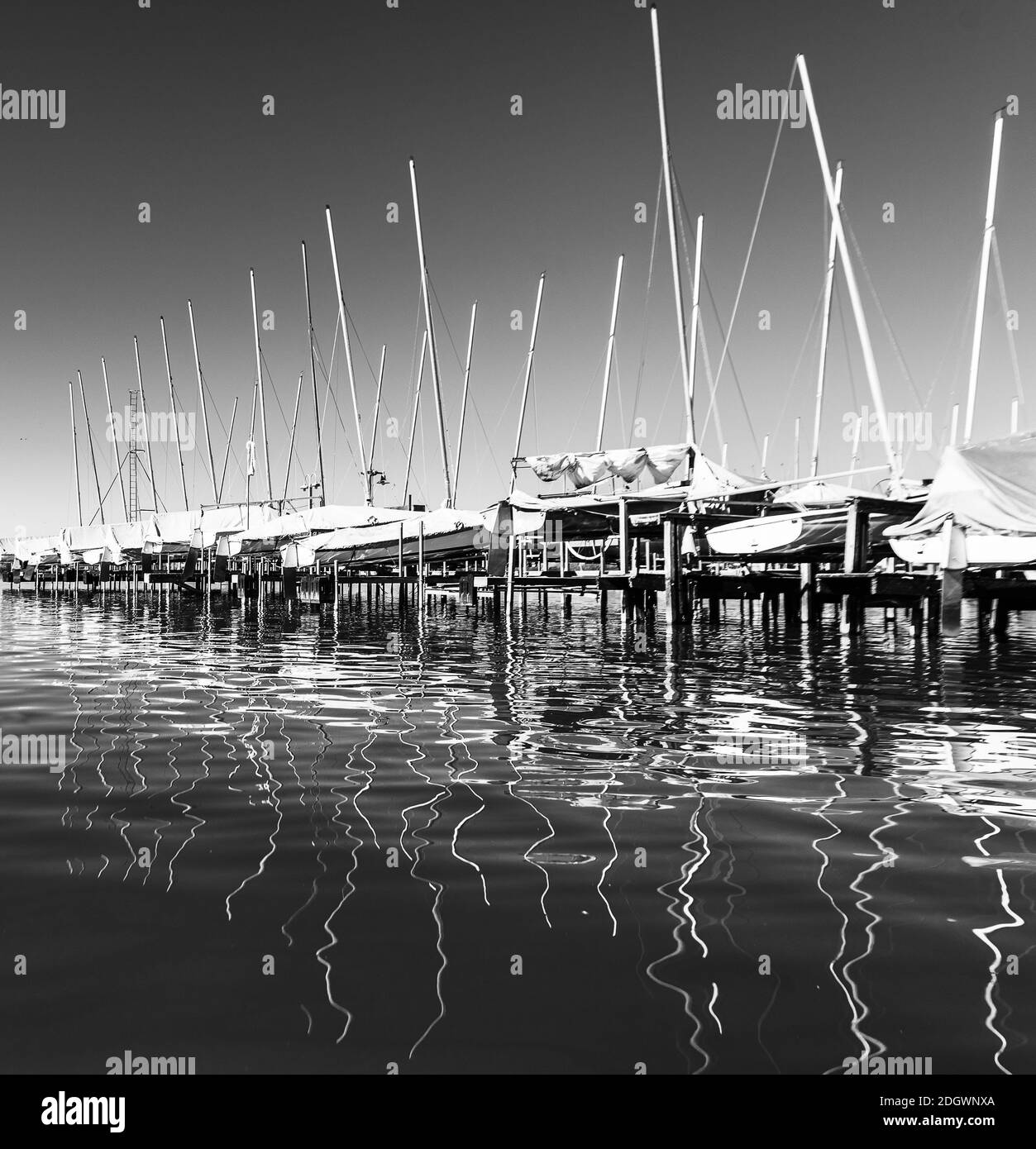 White Rock Lake Foto Stock