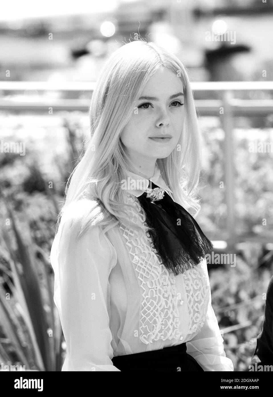 Elle Fanning alla Giuria Photocall, parte del 72esimo Festival del Cinema di Cannes, Palais des Festivals. Il credito fotografico dovrebbe essere: Doug Peters/EMPICS Foto Stock