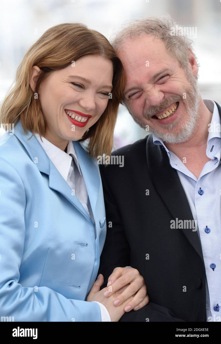 Lea Seydoux e Arnaud Desplechin partecipano alla Oh Mercy! Fotocellula, durante il 72esimo Festival del Cinema di Cannes. Il credito fotografico dovrebbe essere: Doug Peters/EMPICS Foto Stock