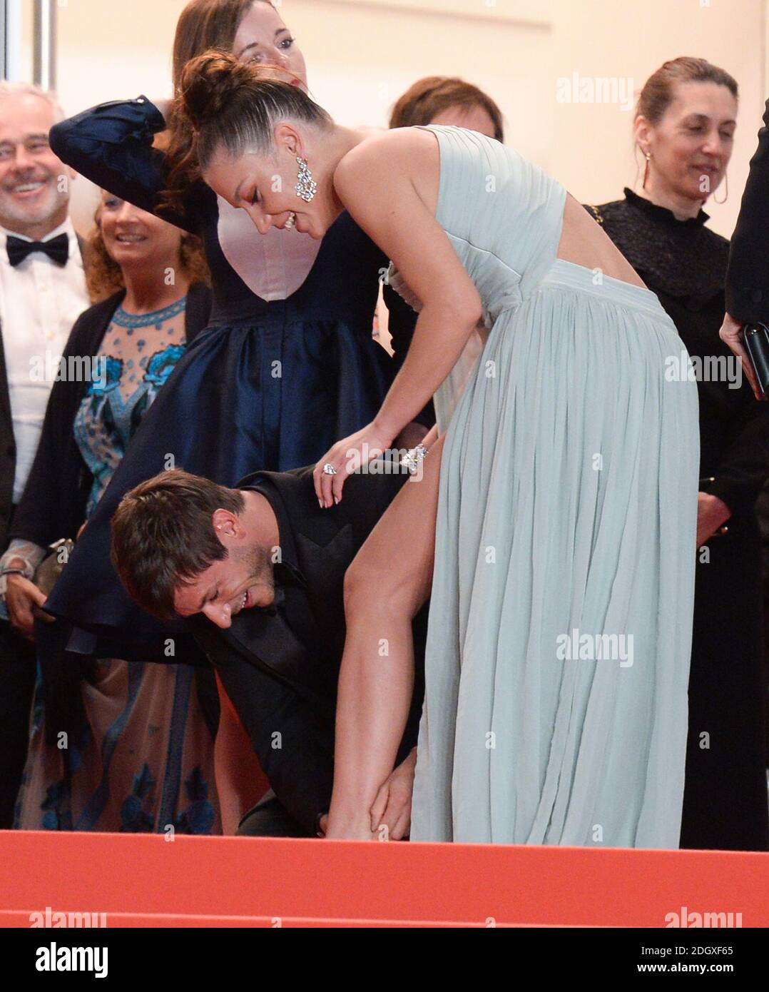 Gaspard Ulliel e Adele Exarchopoulos partecipano alla prima Sibyl durante il 72nd Festival del Cinema di Cannes. Il credito immagine dovrebbe essere: Doug Peters/EMPICS Foto Stock
