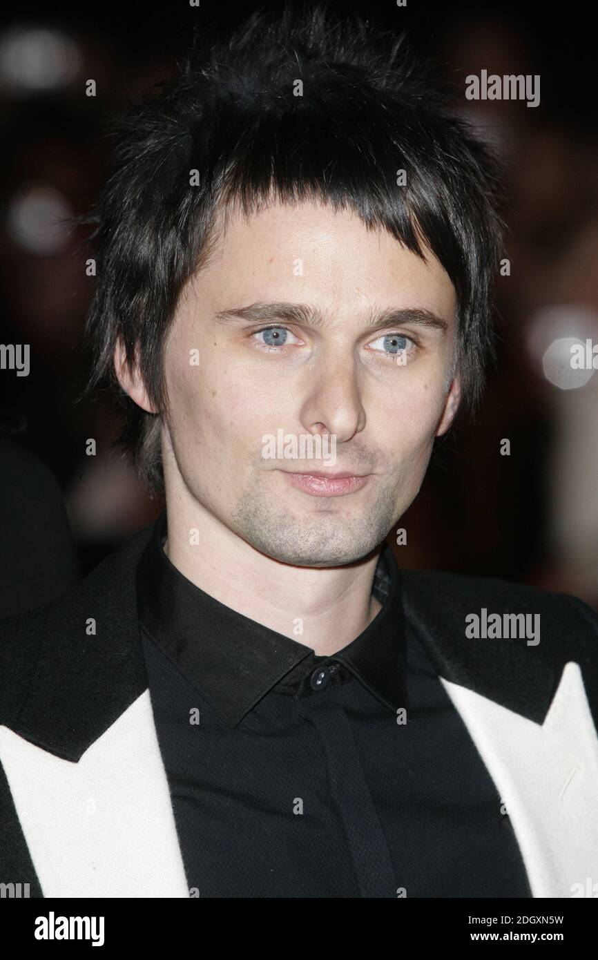 Muse in arrivo al 2007 Brit Awards, Earls Court, West London. Foto Stock