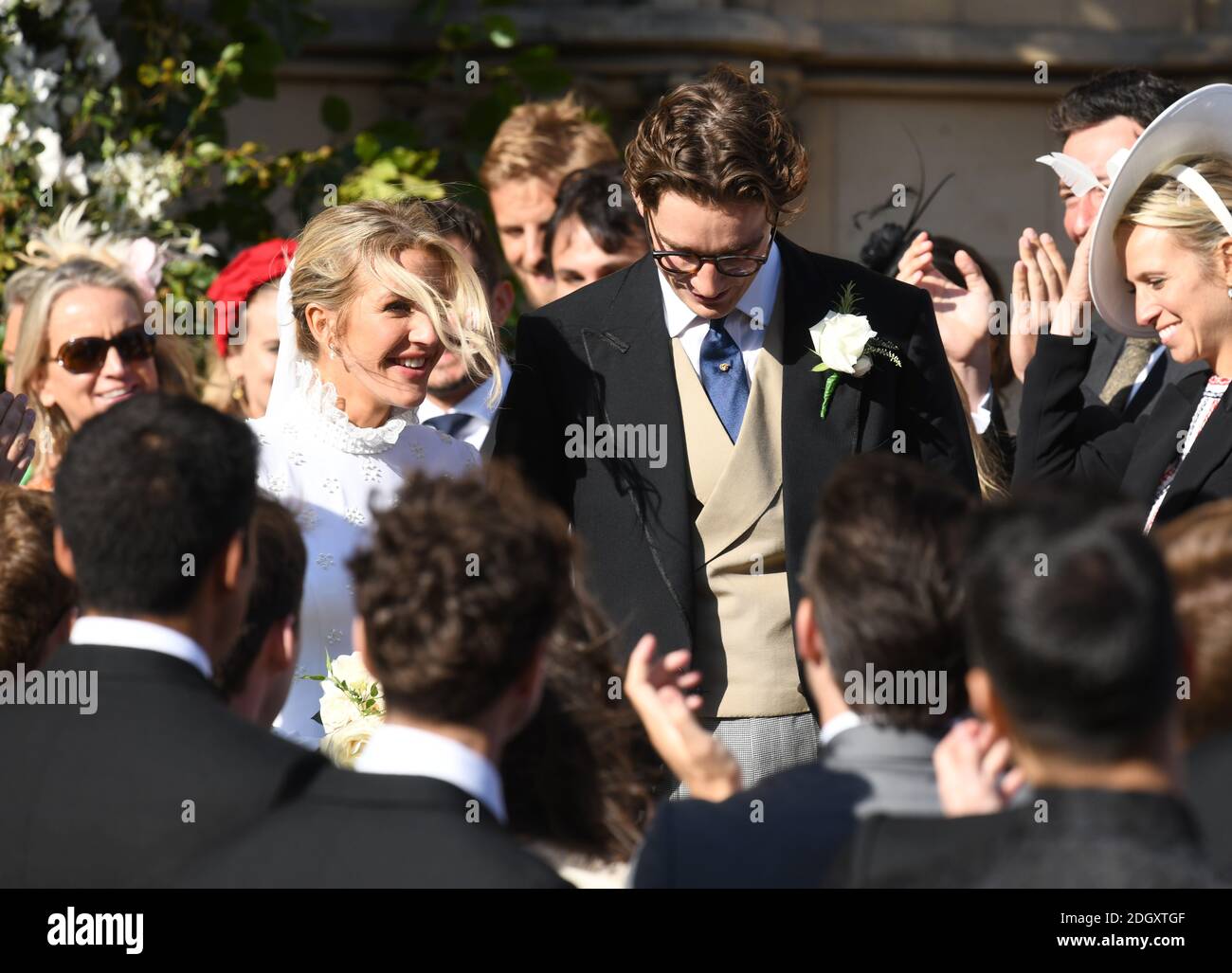 Il matrimonio di Ellie Goulding e Casper Jopling, York Minster. Il credito fotografico dovrebbe essere: Doug Peters/EMPICS Foto Stock