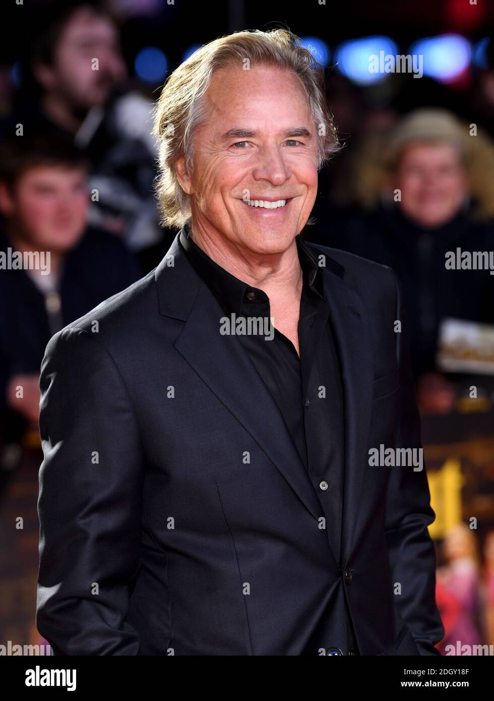 Don Johnson partecipa alla prima europea di Knives out come parte del BFI London Film Festival 2019 che si tiene all'Odeon Luxe, Leicester Square a Londra. Il credito immagine dovrebbe essere: Doug Peters/EMPICS Foto Stock