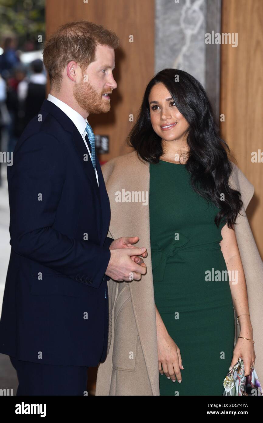 Il Duca e la Duchessa del Sussex frequentano l'annuale WellChild Awards al Royal Lancaster Hotel di Londra. Il credito fotografico dovrebbe essere: Doug Peters/EMPICS Foto Stock