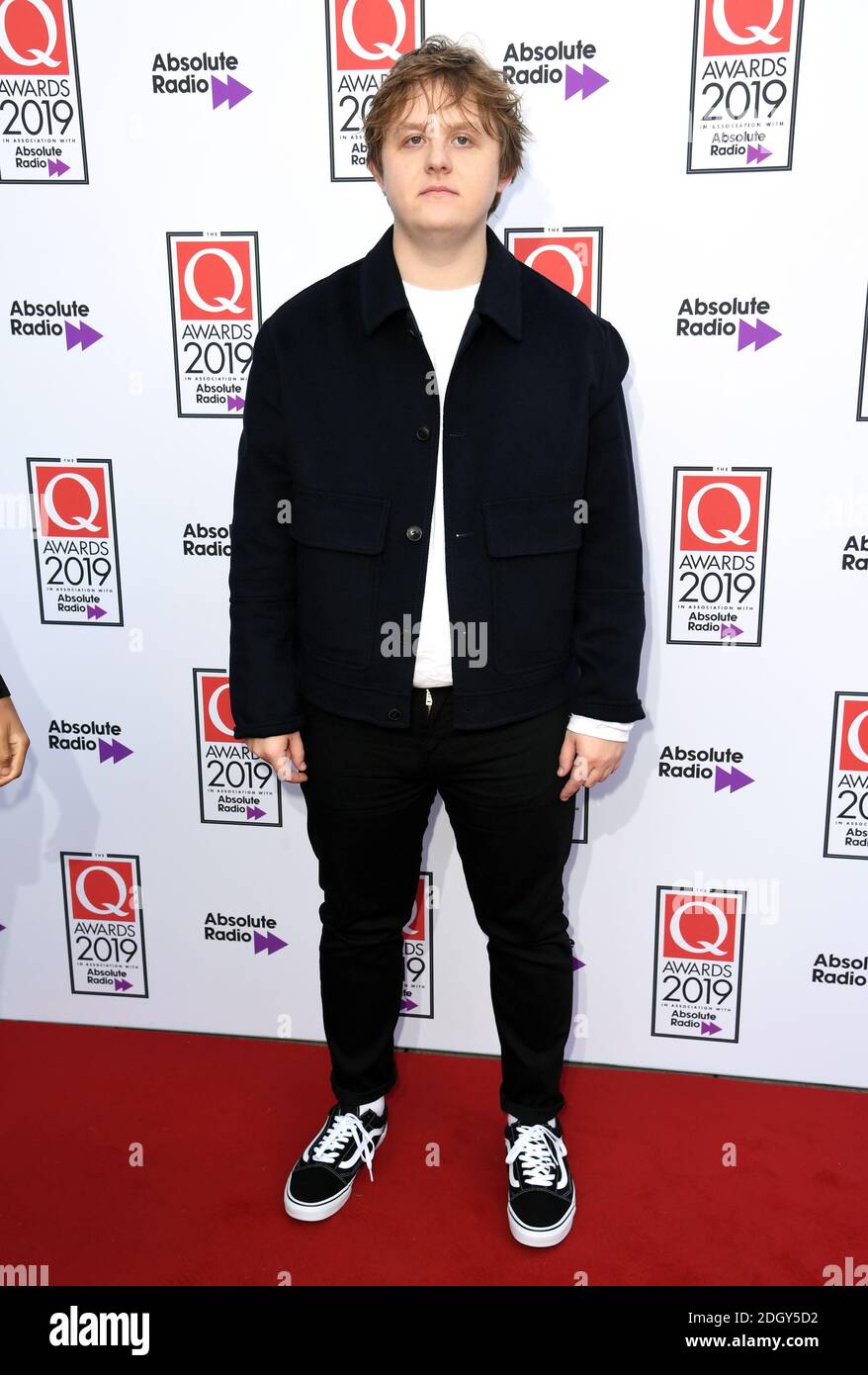 Lewis Capaldi durante il Q Awards 2019 al Roundhouse di Londra. Foto Stock