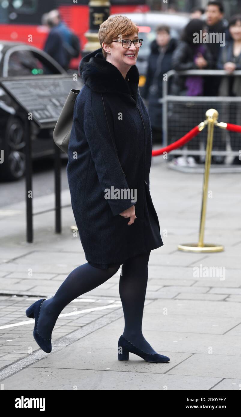 Il Duca e la Duchessa del Sussex alla Casa del Canada, Trafalgar Square per incontrarsi CON LUI. Janice Charette, Alto Commissario in Canada nel Regno Unito e per ringraziare il personale per la calorosa ospitalità canadese e il sostegno che hanno ricevuto durante il loro recente soggiorno in Canada. Il credito fotografico dovrebbe essere: Doug Peters/EMPICS Foto Stock