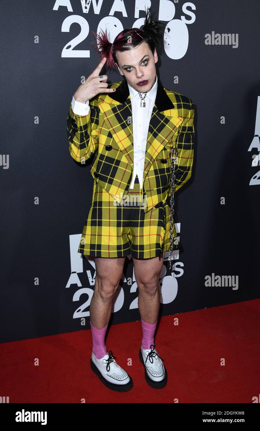 YUNGBLUD partecipa ai NME Awards 2020 che si tengono presso la O2 Academy di Brixton, Londra. Il credito immagine dovrebbe essere: Doug Peters/EMPICS Foto Stock