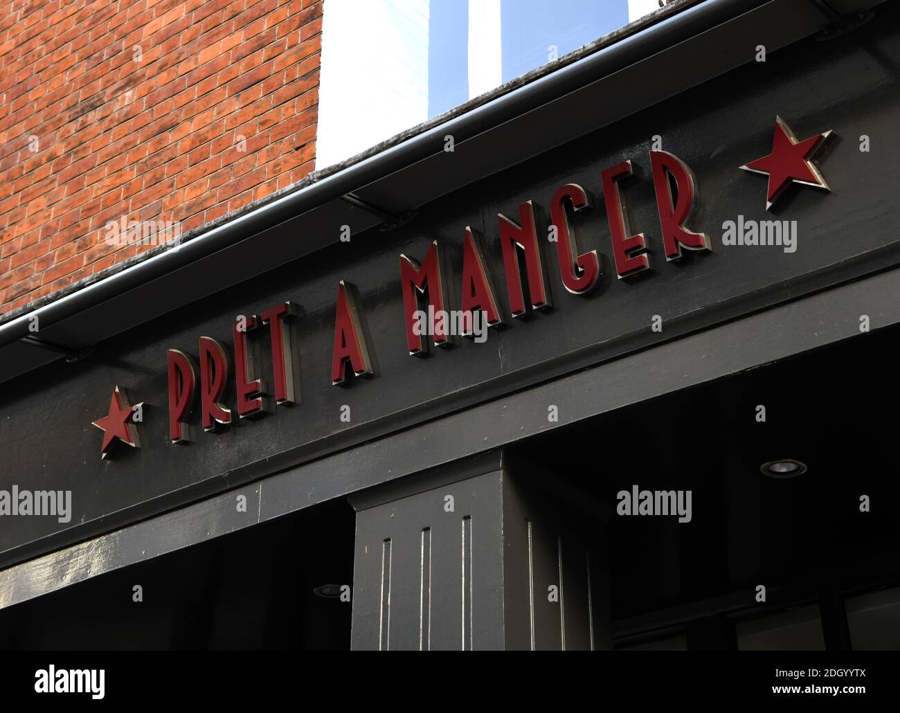 Pret a Manger nel centro di Cambridge durante il blocco di Coronavirus. Il credito fotografico dovrebbe essere: Doug Peters/EMPICS Foto Stock