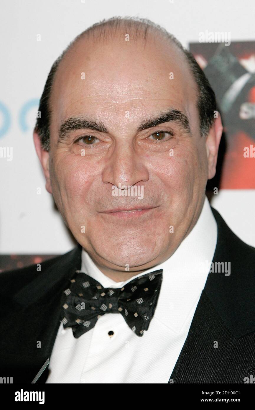 David Suchet nella Sala Stampa al Variety Club Showbiz Awards 2007, l'Hilton Hotel, Park Lane, Londra. Foto Stock