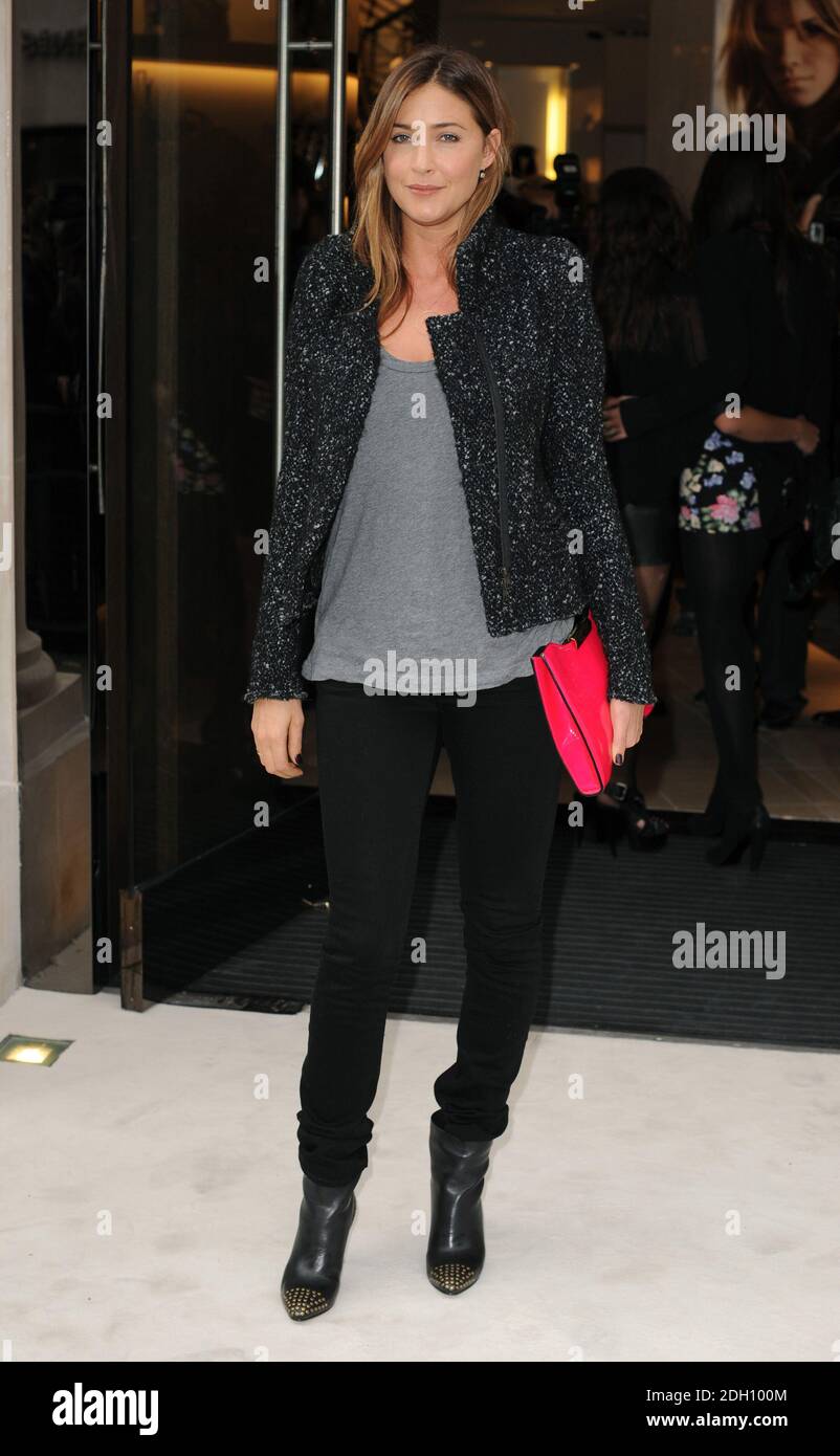 Lisa Snowdon al Burberry Vogue Party per celebrare il lancio della Fashion's Night out al Burberry Store a New Bond Street, Londra. Foto Stock