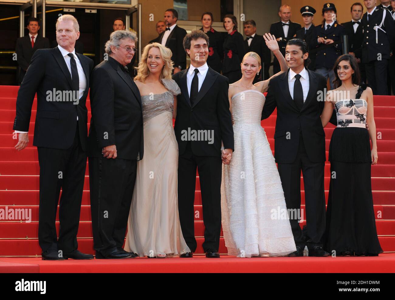 Naomi Watts, Doug Liman, Liraz Charhi e Khaled Nabawy alla prima del Fair Game tenutosi al Palais des Festivals di Cannes, Francia. Foto Stock