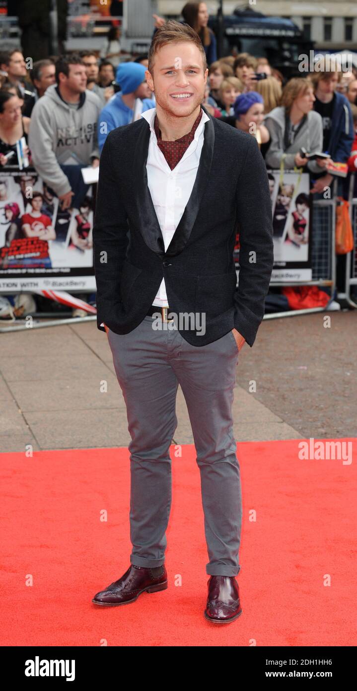 Olly Murs arriva al Scott Pilgrim VS World European Premiere, Empire Cinema, Leicester Square, Londra. Foto Stock