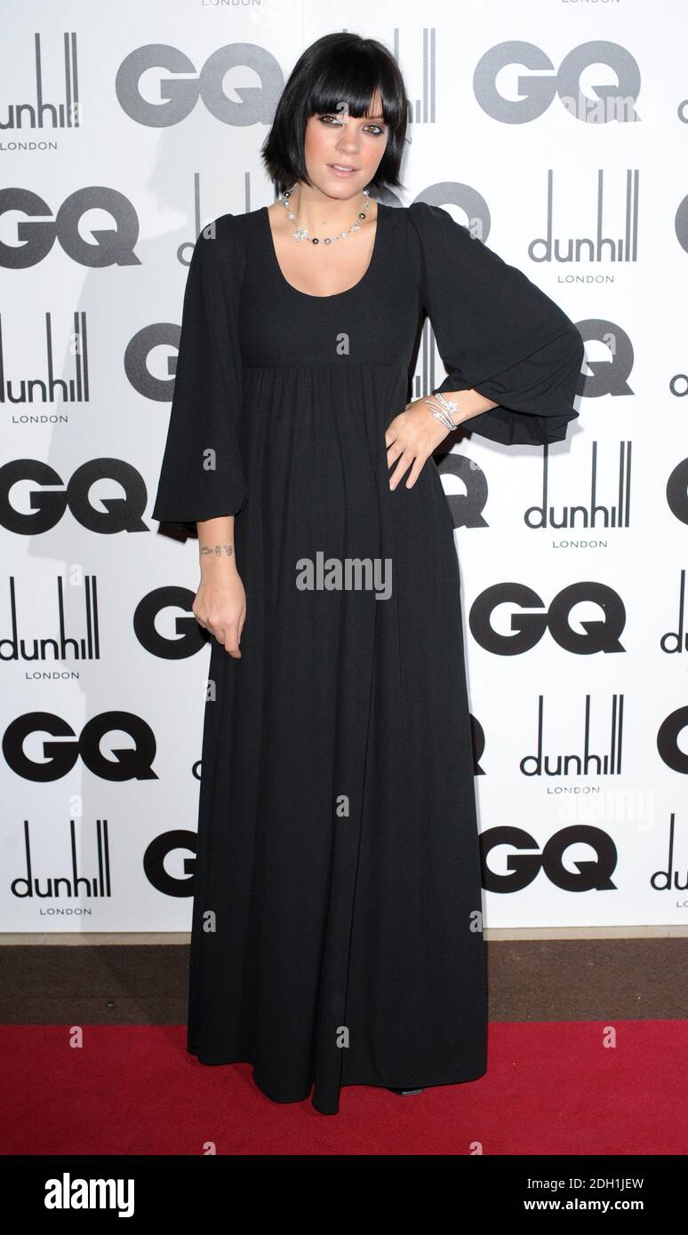 Lily Allen arriva al GQ Men of the Year Awards 2010, The Royal Opera House, Covent Garden, Londra. Foto Stock