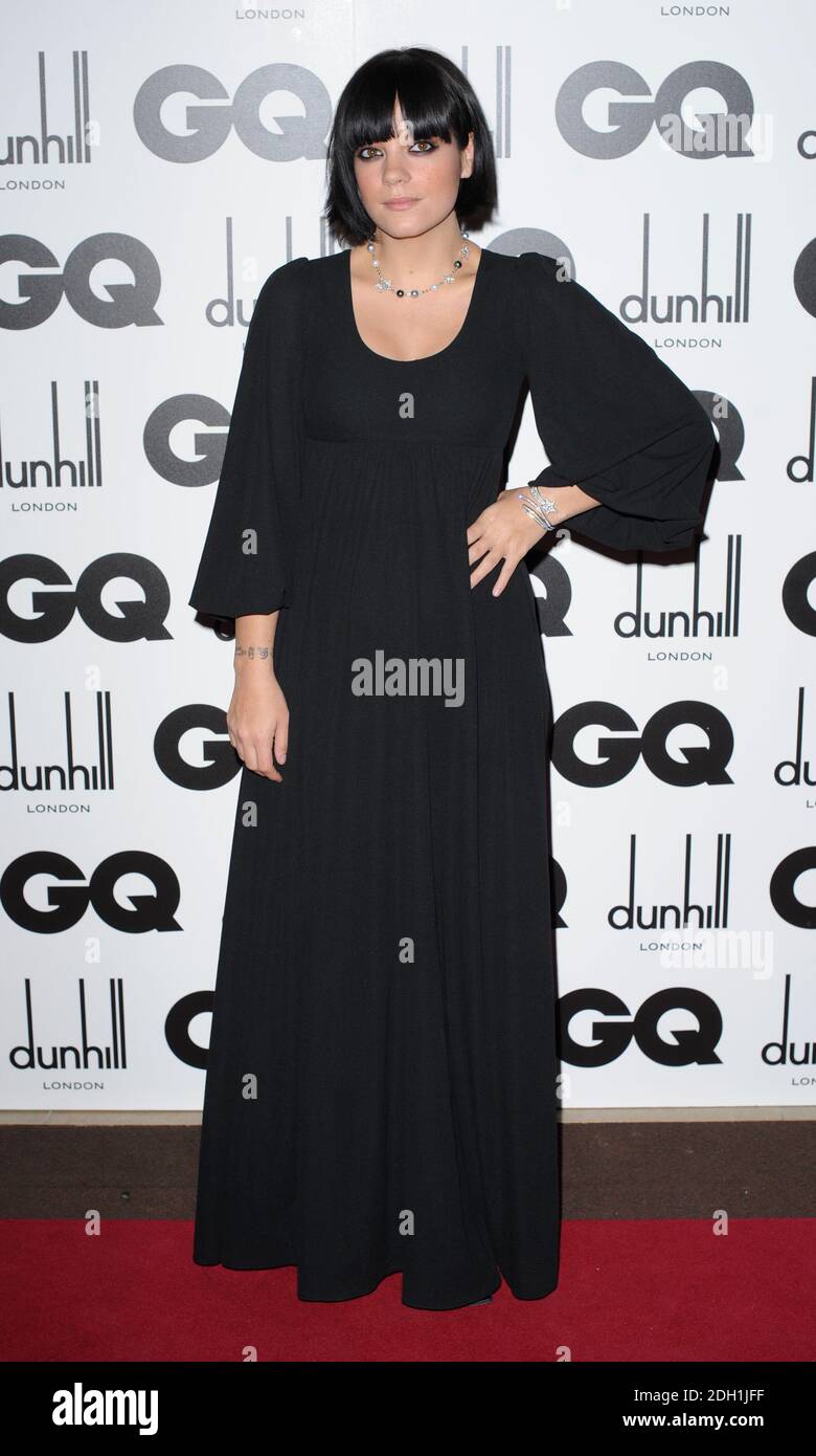 Lily Allen arriva al GQ Men of the Year Awards 2010, The Royal Opera House, Covent Garden, Londra. Foto Stock