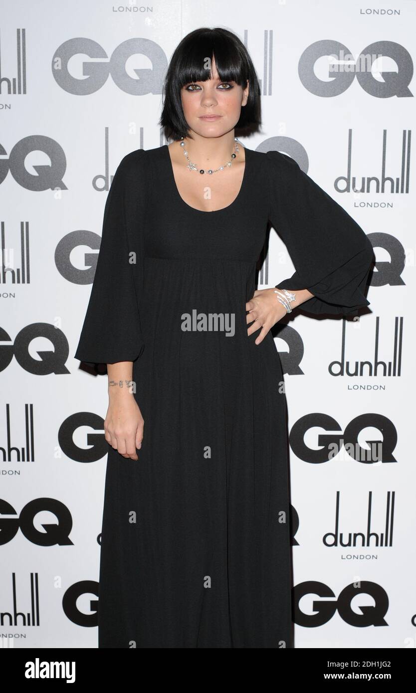Lily Allen arriva al GQ Men of the Year Awards 2010, The Royal Opera House, Covent Garden, Londra. Foto Stock