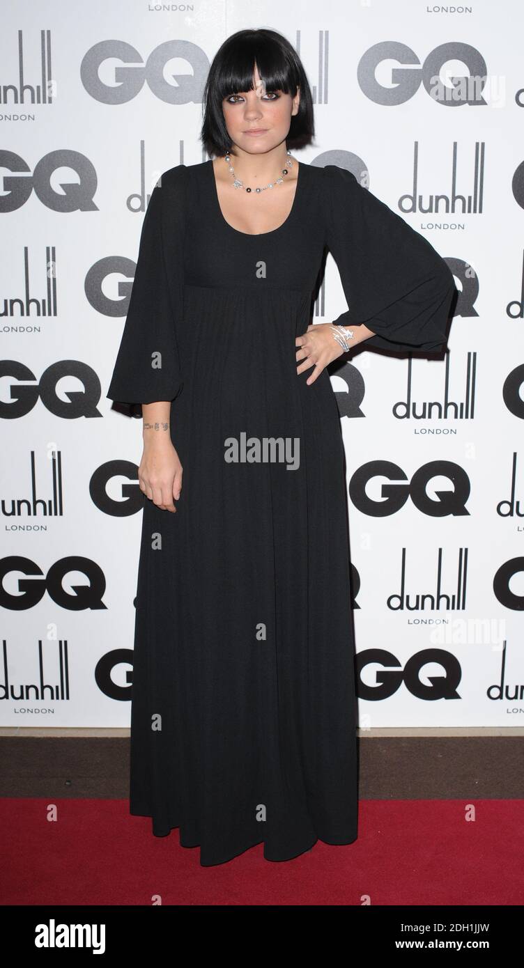Lily Allen arriva al GQ Men of the Year Awards 2010, The Royal Opera House, Covent Garden, Londra. Foto Stock