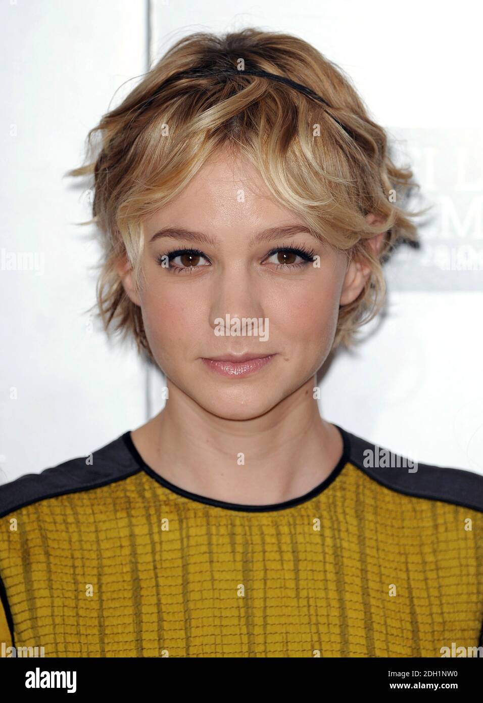 Carey Mulligan partecipa a una fotocellula per il film Never Let Me Go presso il cinema Vue di Londra, nell'ambito del 54esimo Festival del cinema BFI di Londra. Foto Stock