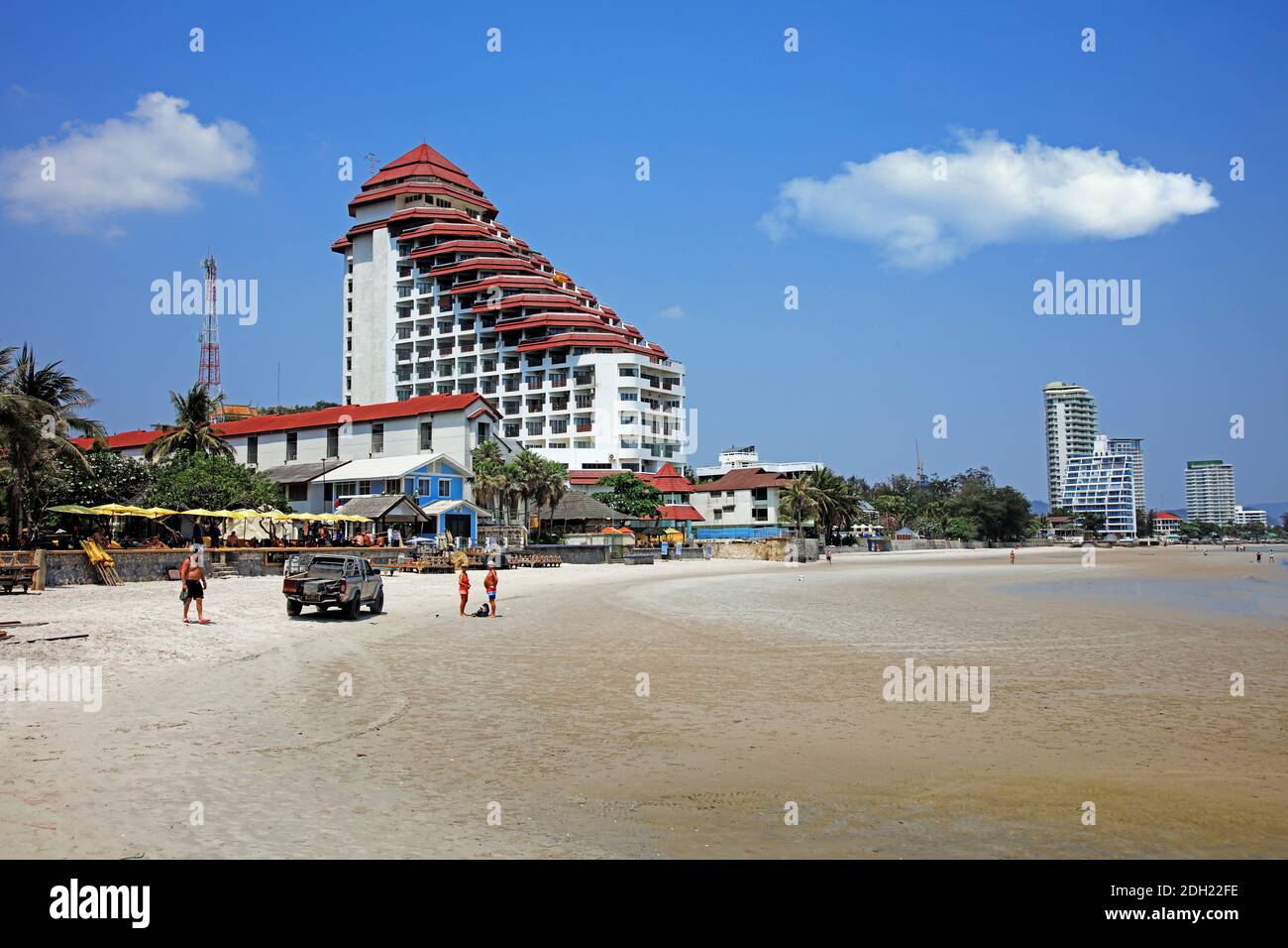 Asien, Thailandia, Strand von Hua Hin Foto Stock
