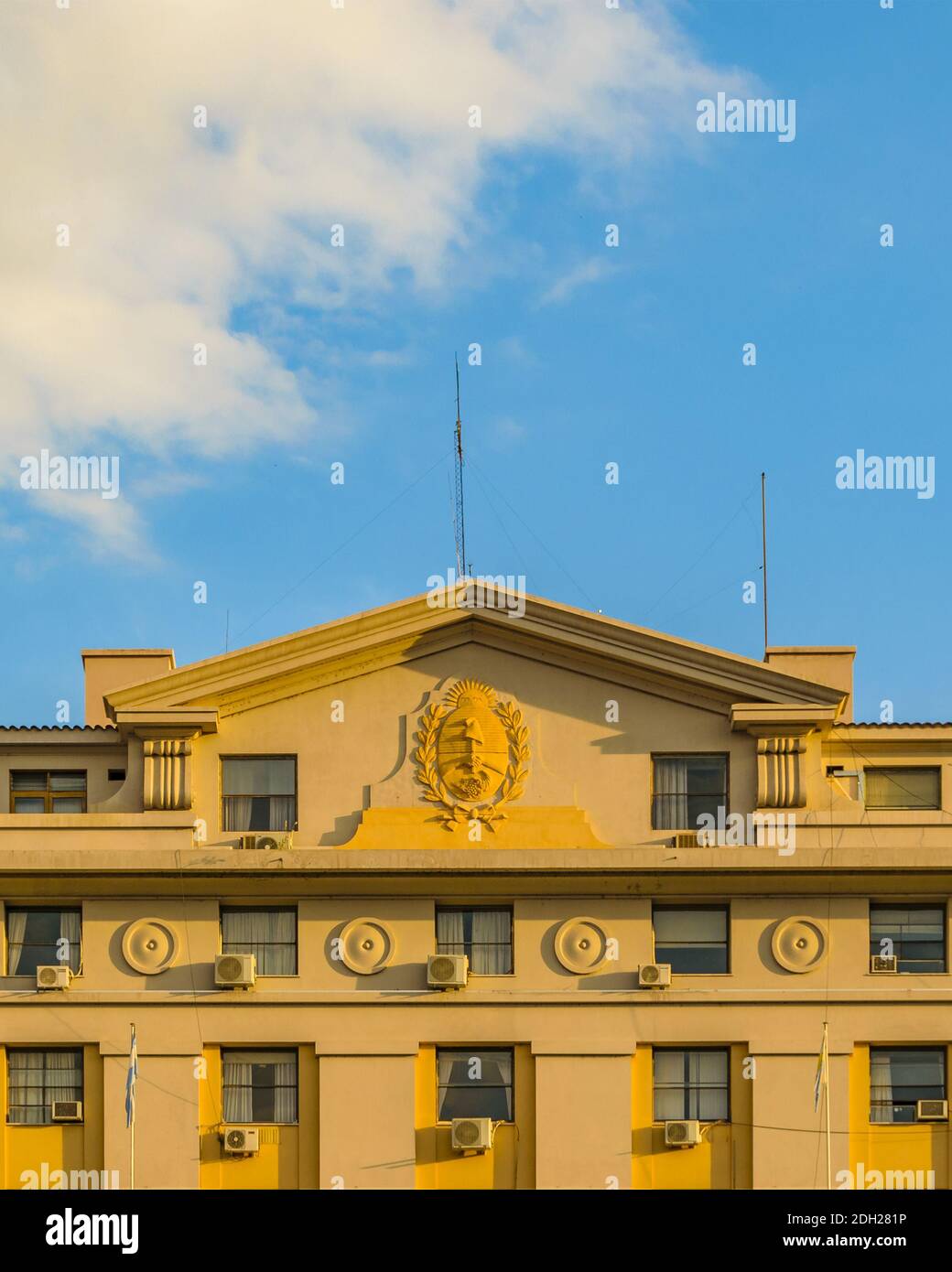 Palazzo del Governo di Mendoza, Civic Park, Mendoza, Argentina Foto Stock