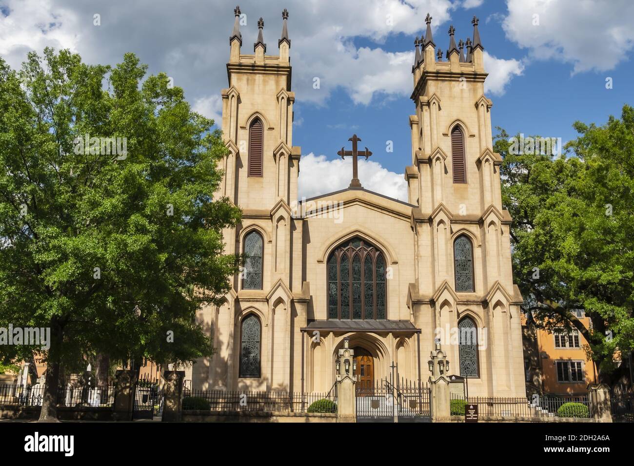 Trinity Episcopal Church nel centro di Columbia, Carolina del Sud Foto Stock
