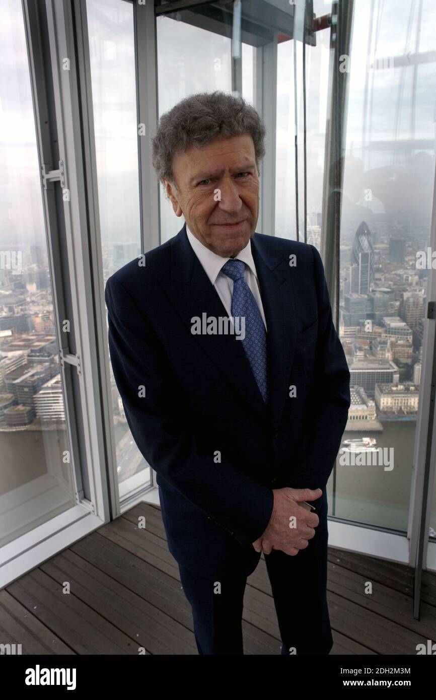 GRAN BRETAGNA / Londra /Irvine Sellar, Presidente del Sellar Property Group, sviluppatore di The Shard il 6. Marzo 2013. Foto Stock