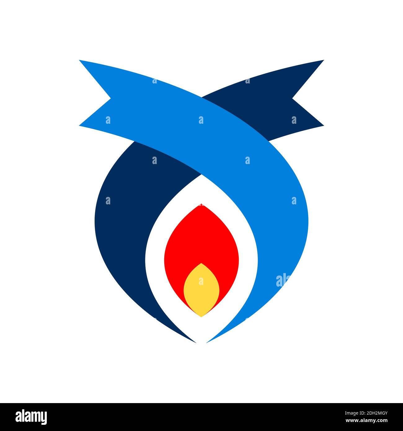 logo dell'energia del fuoco icona concetto vettoriale Illustrazione Vettoriale