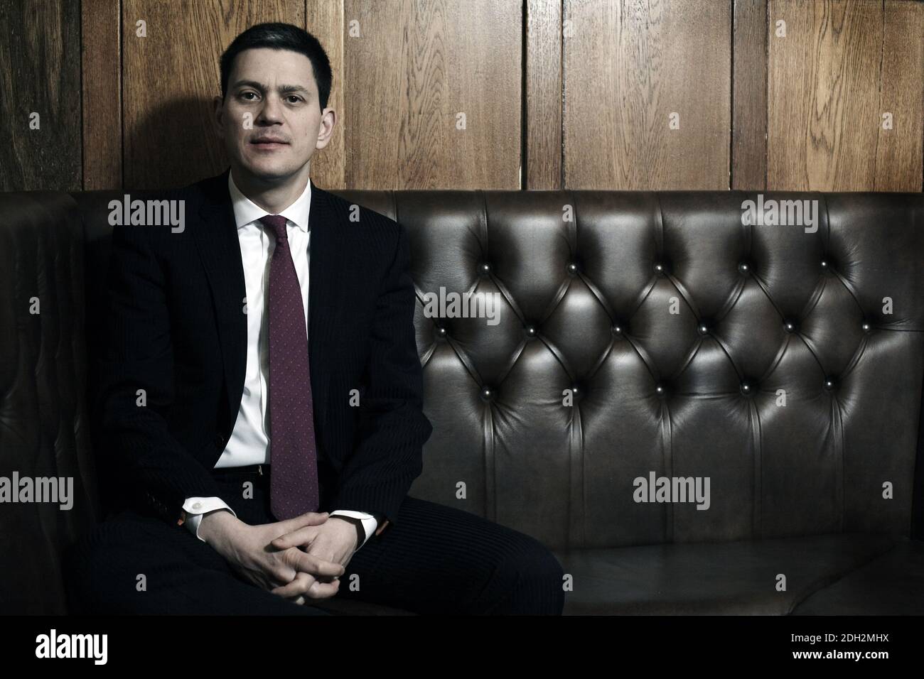 David Wright Miliband politico del Partito laburista britannico a Londra 6. Febbraio 2013, Inghilterra Foto Stock