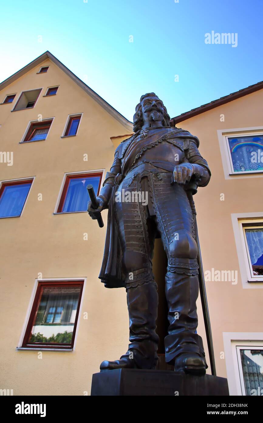 Pappenheim / Germania - 15 09 2020: Luoghi di interesse di Pappenheim in Baviera Foto Stock