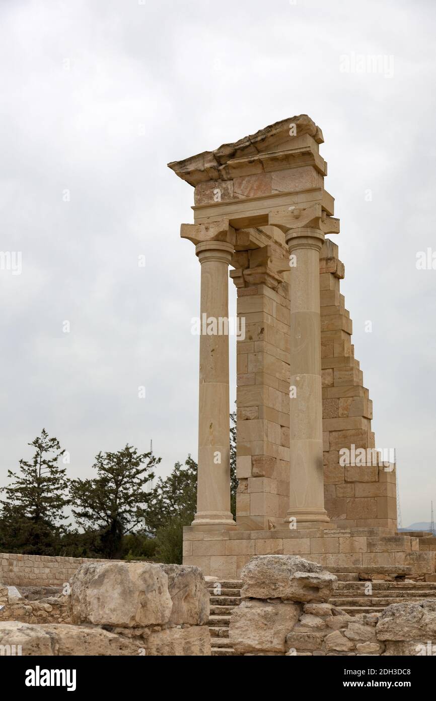 Santuario di Apollo Hylates vicino Kourion, Cipro Foto Stock