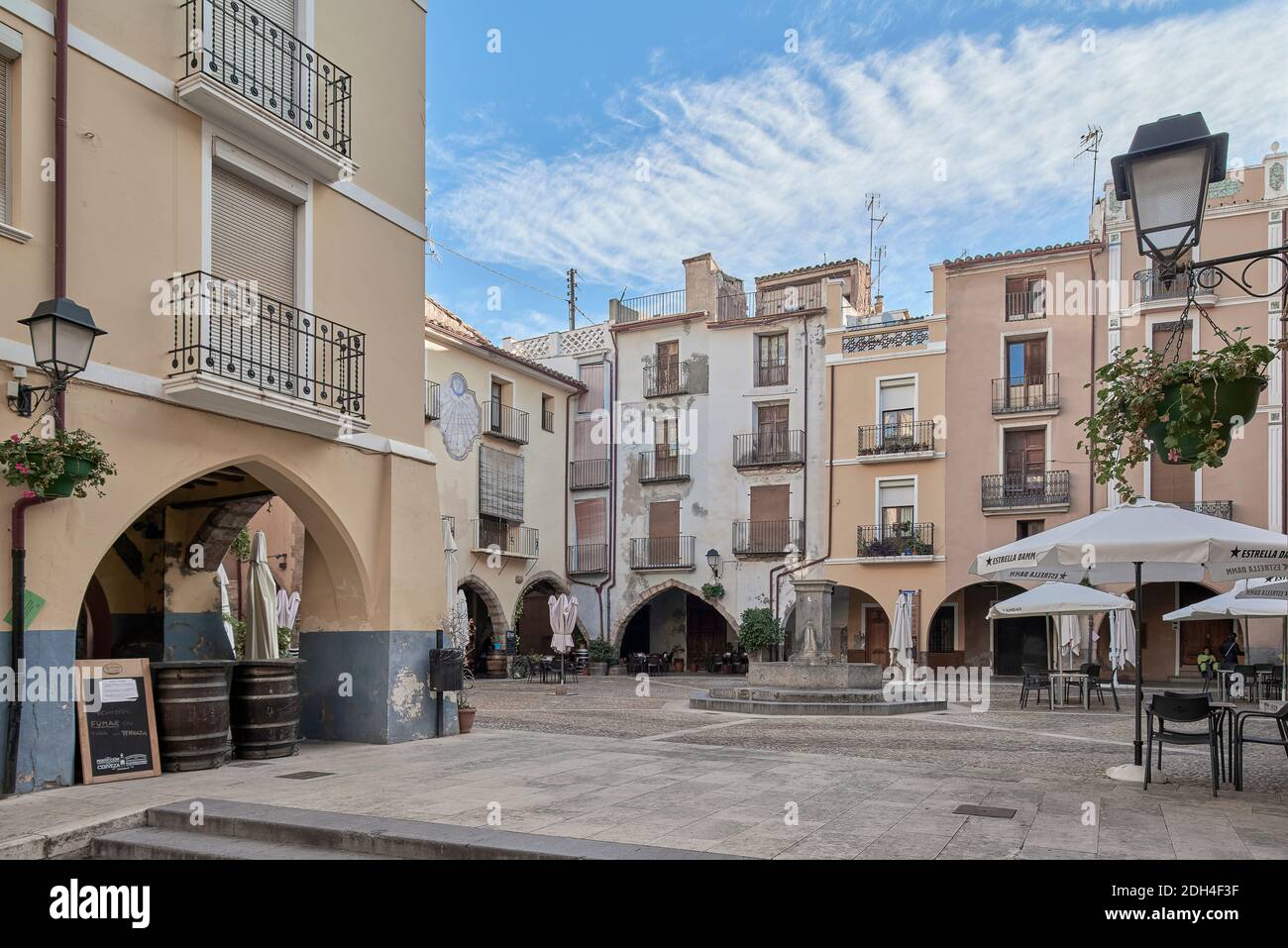 Plaza del Almudin 15 ° secolo nel centro storico di onda, Castello, Castellon de la Plana, Comunità Valenciana, Spagna, Europa Foto Stock