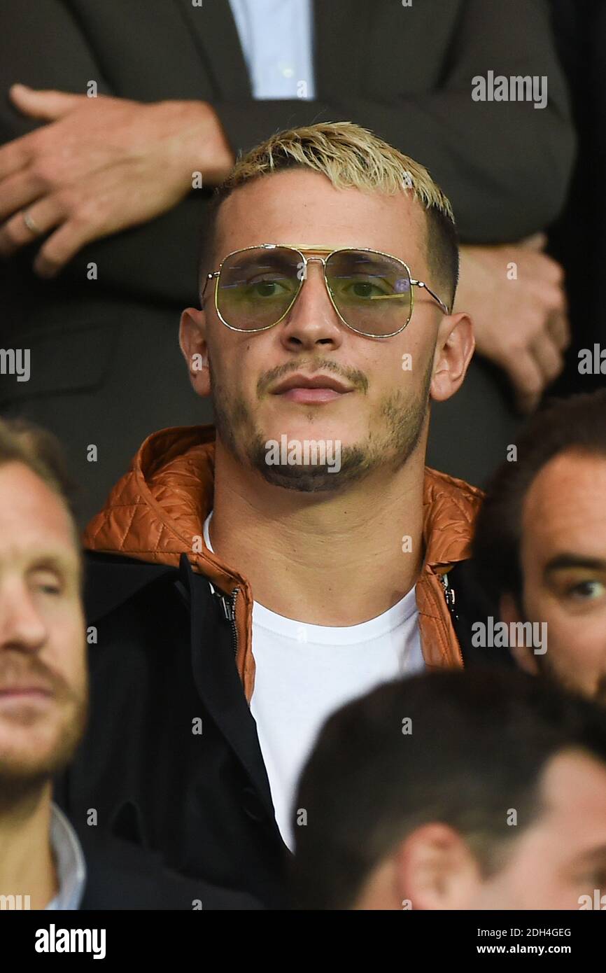 DJ Snake (William Grigahcine) partecipa alla partita Ligue 1 francese tra Paris Saint-Germain (PSG) e Toulouse FC (TFC) allo stadio Parc des Princes il 20 agosto 2017 a Parigi, Francia. Foto di Laurent Zabulon/ABACAPRESS.COM Foto Stock