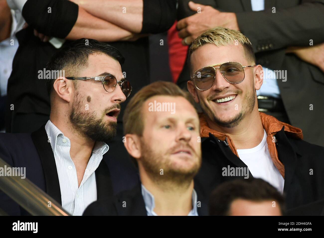 DJ Snake (William Grigahcine) partecipa alla partita Ligue 1 francese tra Paris Saint-Germain (PSG) e Toulouse FC (TFC) allo stadio Parc des Princes il 20 agosto 2017 a Parigi, Francia. Foto di Laurent Zabulon/ABACAPRESS.COM Foto Stock