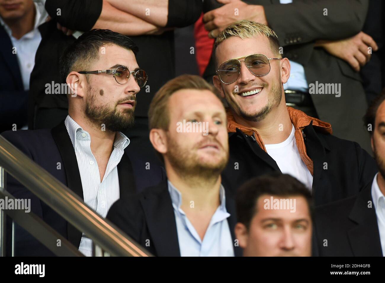 DJ Snake (William Grigahcine) partecipa alla partita Ligue 1 francese tra Paris Saint-Germain (PSG) e Toulouse FC (TFC) allo stadio Parc des Princes il 20 agosto 2017 a Parigi, Francia. Foto di Laurent Zabulon/ABACAPRESS.COM Foto Stock