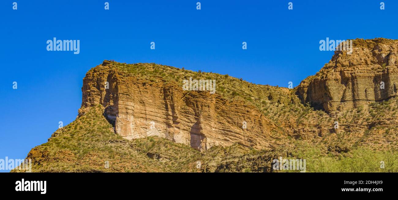 Paesaggio delle Montagne Rocciose, Provincia di San Juan, Argentina Foto Stock