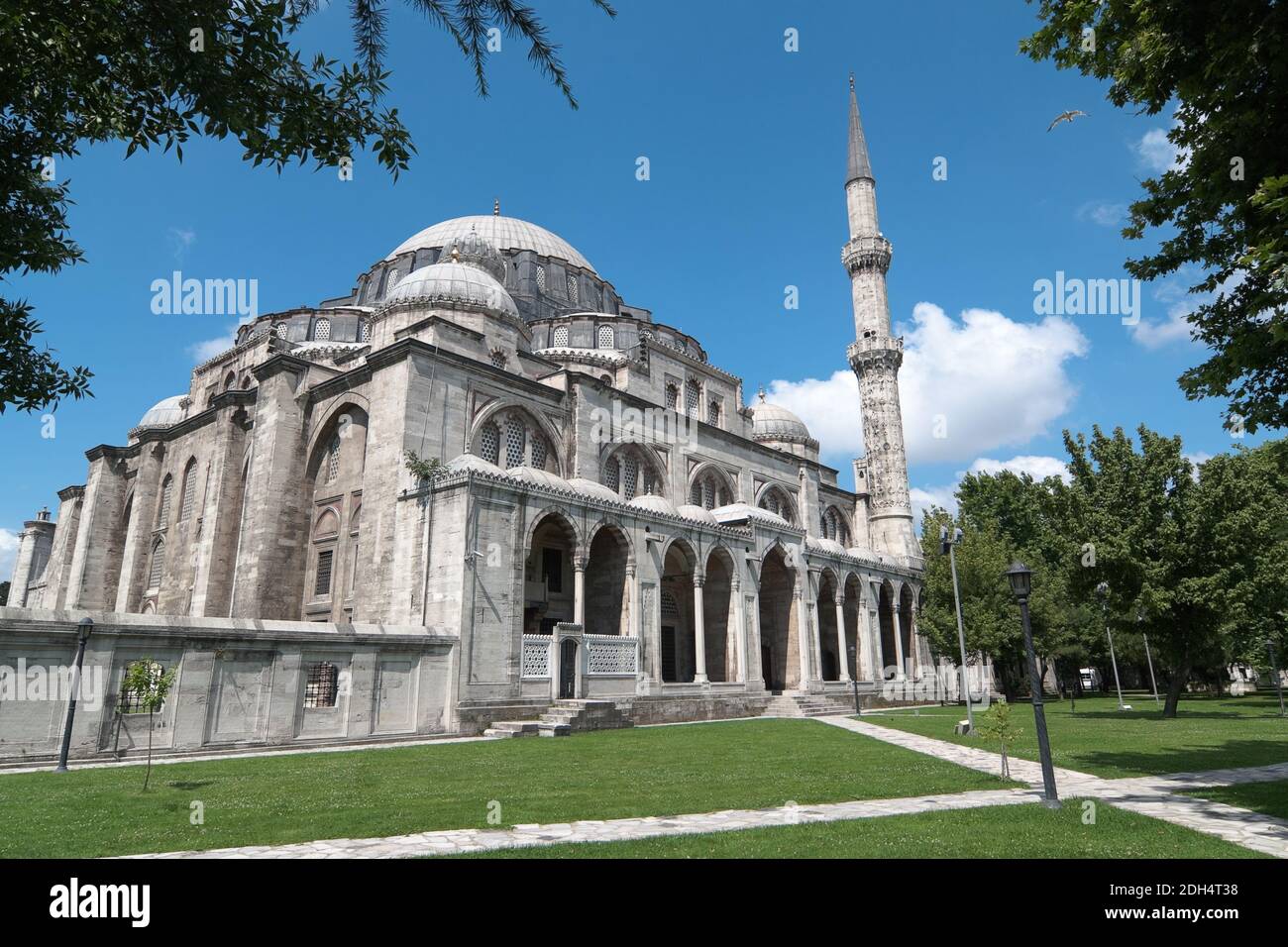 Magnifica moschea di Suleymaniye a Istanbul, Turchia Foto Stock