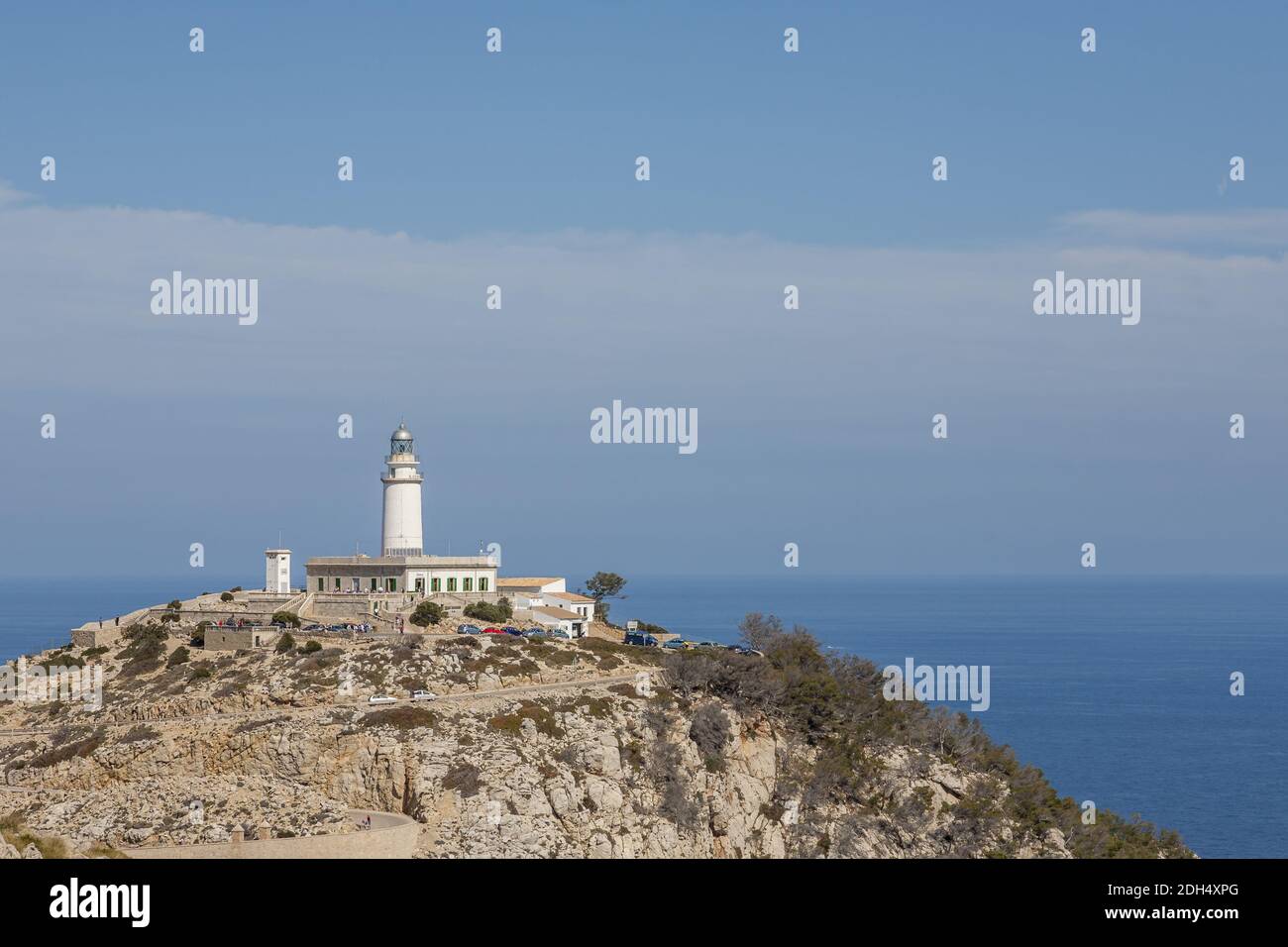 Faro a Capo Formentor Foto Stock