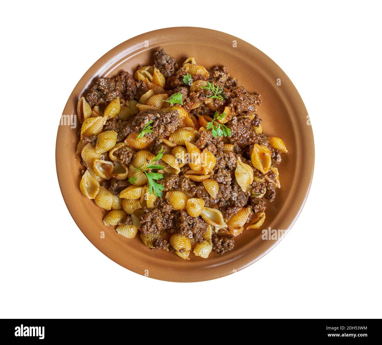 chili mac Foto Stock