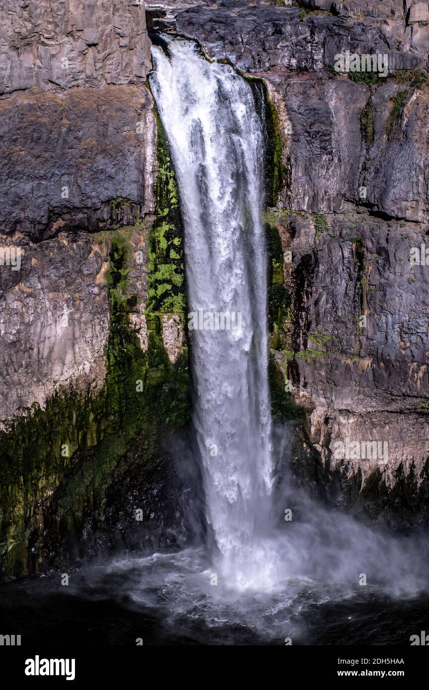 Il Palouse Falls state Park Water Falls a washington Foto Stock