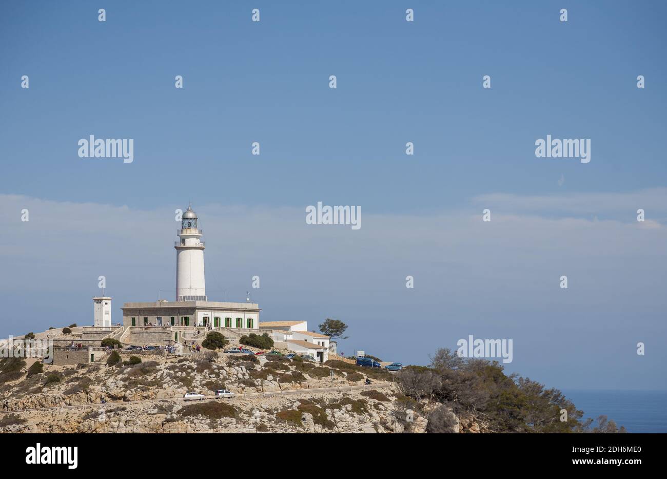 Faro a Capo Formentor Foto Stock