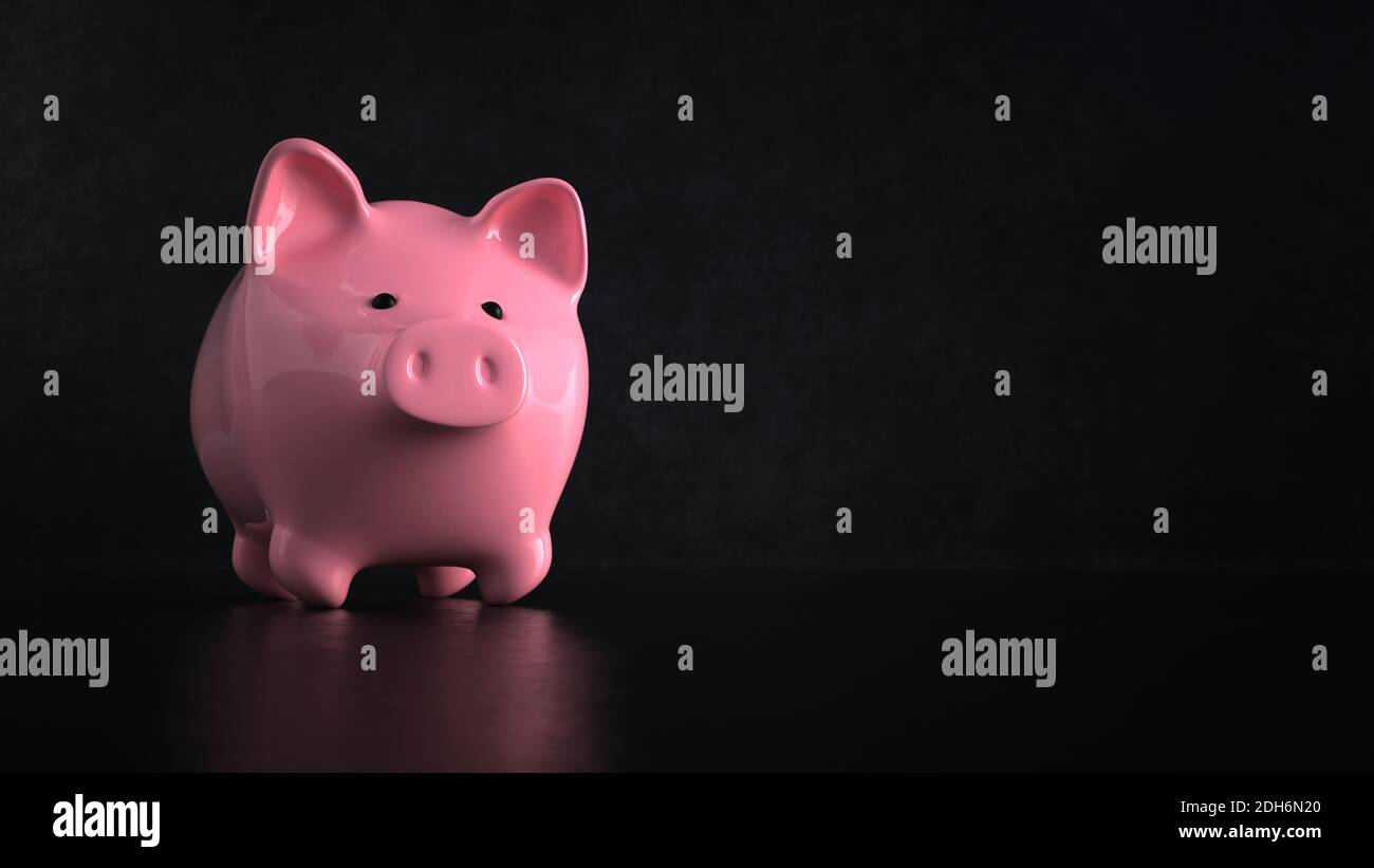 Banca Piggy dentellare Foto Stock