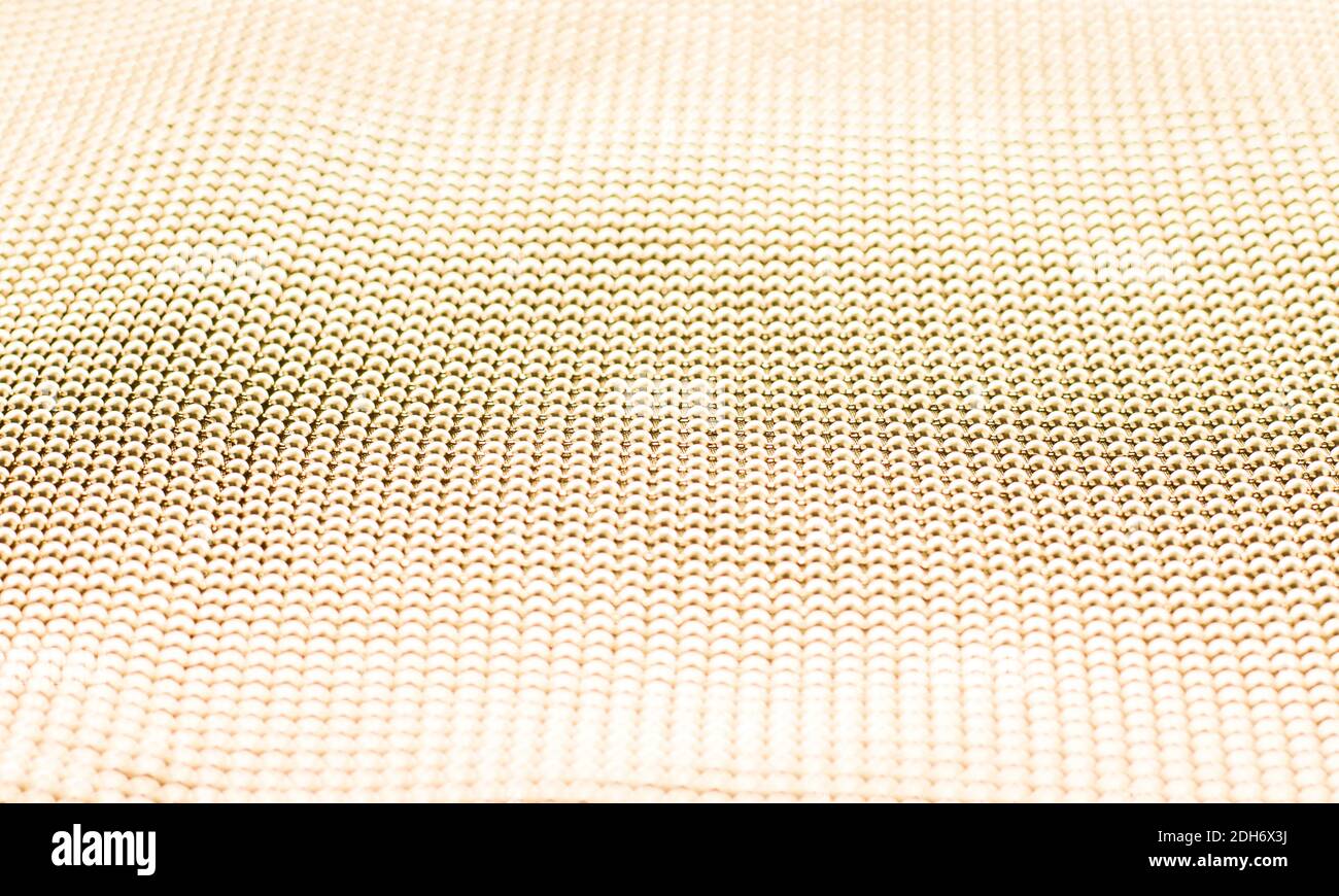 Sfondo astratto metallizzato dorato, superficie futuristica e materiale high tech Foto Stock