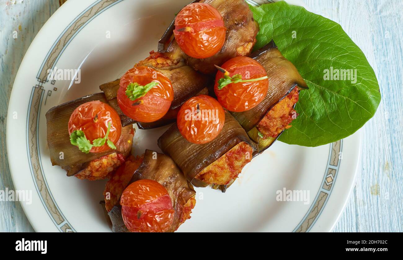 Turco Islim kebabi Foto Stock