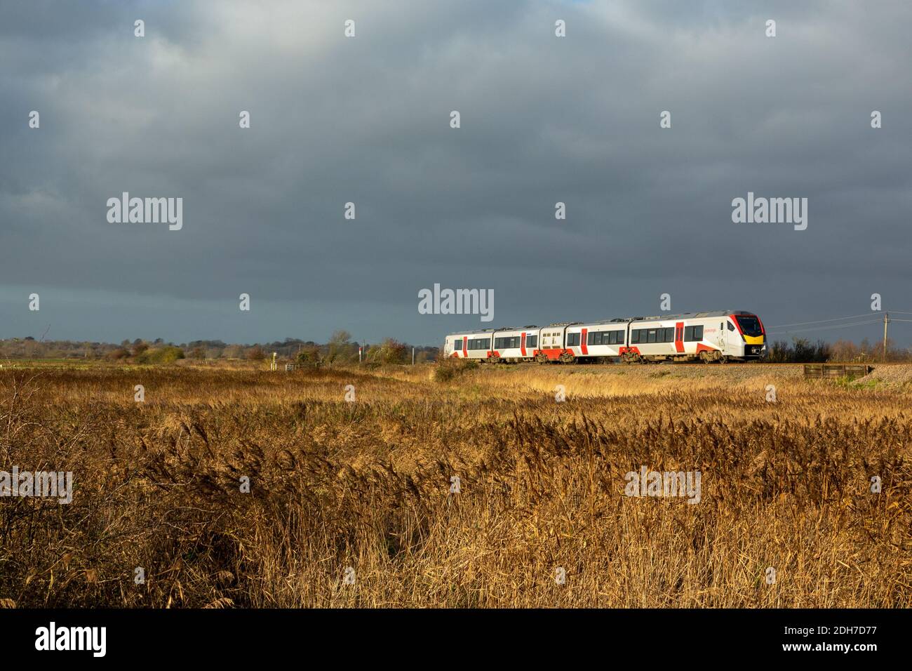 Treno Greater anglia Foto Stock
