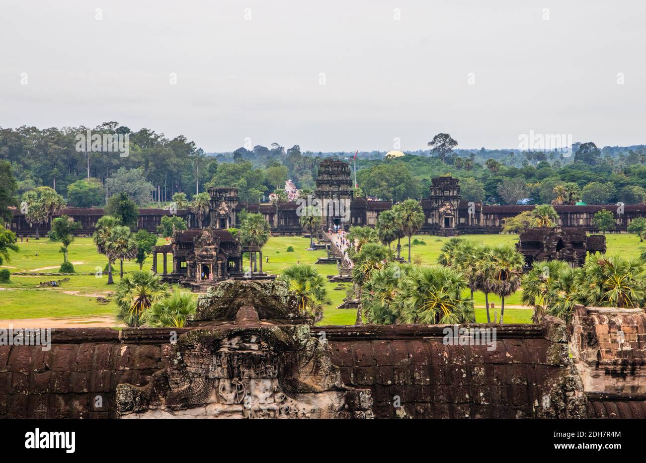 Angkor è una regione vicino alla città di Siem Reap in Cambogia, che è stato il centro dello storico regno Khmer di Kambuja dal 9 ° al 15 ° secolo Foto Stock