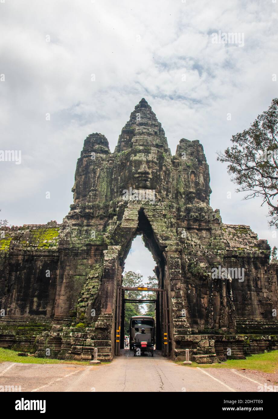 Angkor è una regione vicino alla città di Siem Reap in Cambogia, che è stato il centro dello storico regno Khmer di Kambuja dal 9 ° al 15 ° secolo Foto Stock