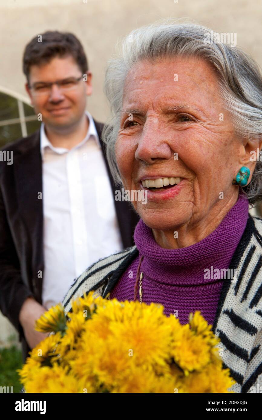 MEDA Mladkova, collezionista d'arte ceco Foto Stock